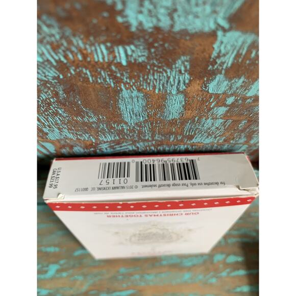 Hallmark Ornament Our Christmas Together 2015 Snowflake Glass Metal Sparkly Gift - Picture 9 of 11